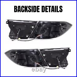 4PCS LED Tail Lights for 2018-2022 10th Gen Honda Accord Brake Light Smoked Lens