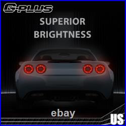 4pcs LED Tail Lights Brake Lamps Fit For 05-13 Chevrolet Corvette C6 Coupe Black 4pcs LED Tail Lights Brake Lamps Fit For 05-13 Chevrolet Corvette C6 Coupe Black