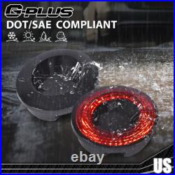 4pcs LED Tail Lights Brake Lamps Fit For 05-13 Chevrolet Corvette C6 Coupe Black