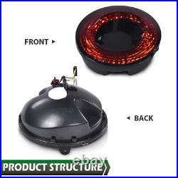 4pcs LED Tail Lights Brake Lamps Fit For 05-13 Chevrolet Corvette C6 Coupe Black