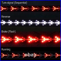 60 Arrow LED Tailgate Light Bar Sequential Turn Signal Flash Strobe Brake Stop