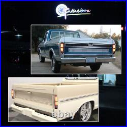 6PCS Smoke LED Tail Light & Side Marker Lamp For Ford F150 F250 E150 Truck 73-79