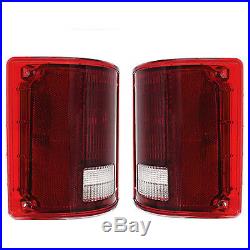 73-91 Chevy GMC Truck Rear LED Sequential Tail Turn Signal Brake Light Lens Pair