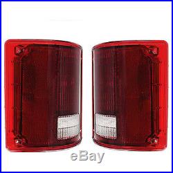 73-91 Chevy GMC Truck Rear LED Sequential Tail Turn Signal Brake Light Lens Pair