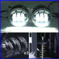 7 LED Headlights Fog Turn Tail Lights Combo Kits For Jeep Wrangler JK JKU 07-17