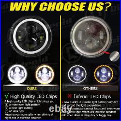 7 LED Headlights Halo Fog Turn Fender Lamp Tail Lights for Jeep Wrangler JK JKU