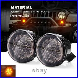 7 LED Headlights Tail Lights Fog Turn Fender Lamps Combo for Jeep Wrangler JK