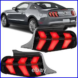 7 Modes Smoked Tail Lights For 2010-2012 Ford Mustang LED with Sequential Signal