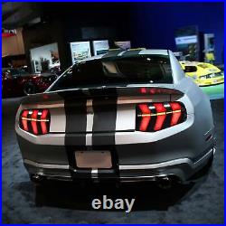 7 Modes Smoked Tail Lights For 2010-2012 Ford Mustang LED with Sequential Signal