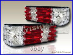 81-91 MERCEDES BENZ W126 S-CLASS SEDAN CLEAR LENS HEADLIGHTS withLED & TAIL LIGHTS