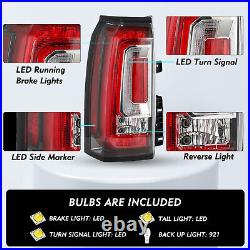 84536242 Left Side Tail Light For 2015-2020 GMC Yukon XL LED Brake Lamp WithBulbs