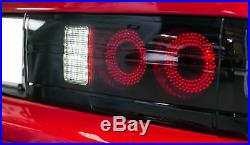 86-91 Mazda Rx7 Fc Led Smoked Brake Reverse Signal Tail Light Assy Right & Left