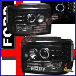 92 93 94 95 96 Ford F-150 Bronco Halo Projector Headlights & Tail Lights Black