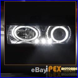 94-98 GMC Sierra Yukon 10PCS Halo Projector LED Headlights+Signals+Tail Light