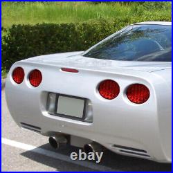 97-2004 Chevy Corvette Break Light LED Red Lens Taillights Upgrade 4 Pcs