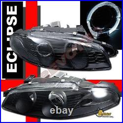 97 98 99 Mitsubishi Eclipse Halo Projector Headlights G2 & Tail Lights Black