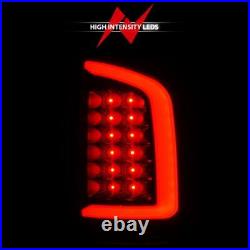 ANZO 2002-2006 Dodge Ram 1500 LED Tail Lights with Light Bar Black Housing Clear