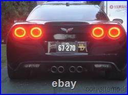 AUTHENTIC C6 Corvette LED Tail Lights Eagle Eye Brand 2005-2013 Lens Options