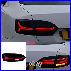 All Smoked Led Tail Lamps Fit For Volkswagen VW Jetta 2011-2014 Rear Lights 4pcs