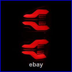 Alpha Black Sequential LED Tail Lights Lamps Luxx for 2016-2023 Toyota Tacoma