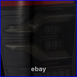 Alpha Black Sequential LED Tail Lights Lamps Luxx for 2016-2023 Toyota Tacoma