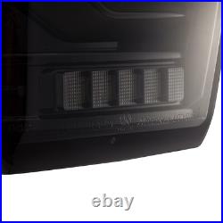 Alpha Black Sequential LED Tail Lights Lamps Luxx for 2016-2023 Toyota Tacoma