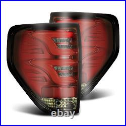 Alpharex 650020 PRO LED Red Smoke Tail Lights for 09-14 Ford F-150 Styleside Bed