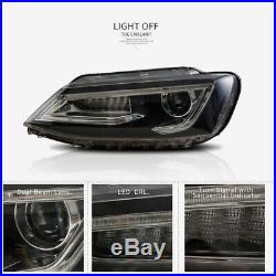 Audi Style LED Headlights& Tail Lights For VOLKSWAGEN VW Jetta Sagitar 2011-2014