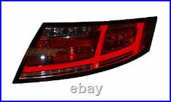 Audi Tt Mk2 8j 06-14 Led Red/clear Rear Tail Lights With Sequential Indicators