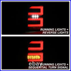 BLACK OLED Neon Tube Full LED Tail Light Signal Lamp Fit 10-21 Toyota 4Runner