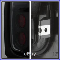 Black 1994-2001 Dodge Ram 1500 2500 3500 LED Tube Tail Lights Lamps Left+Right