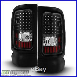 Black 1994-2001 Dodge Ram 1500 94-02 2500 3500 LED Tail Lights Lamps Left+Right
