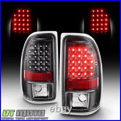 Black 1997-2004 Dodge Dakota LED Tail Lights Brake Lamps Replacement Left+Right