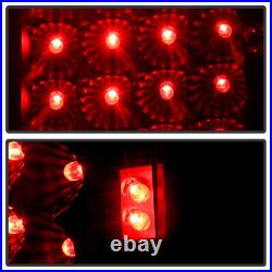 Black 1997-2004 Dodge Dakota LED Tail Lights Brake Lamps Replacement Left+Right