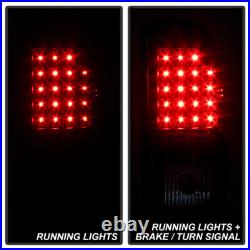 Black 1997-2004 Dodge Dakota LED Tail Lights Brake Lamps Replacement Left+Right
