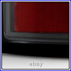 Black 1999-2002 Chevy Silverado 1500 2500 3500 LED Tail Lights Brake Lamps 99-02