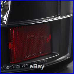 Black 2000-2006 Chevy Suburban Tahoe GMC Yukon Denali LED Tail Lights Left+Right