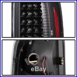 Black 2002-2006 Cadillac Escalade ESV LED Tail Lights Brake Lamps Set Left+Right