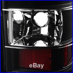 Black 2003-2006 Chevy Silverado 1500 2500 3500 LED Tail Lights Lamps Left+Right