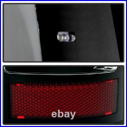 Black 2003-2006 Chevy Silverado 1500 2500 3500 LED Tube Tail Lights Brake Lamps