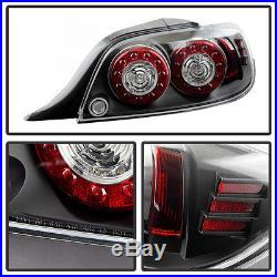 Black 2004-2008 Mazda RX-8 RX8 LED Tail Lights Rear Brake Lamps 04-08 Left+Right