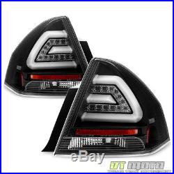 Black 2006-2013 Chevy Impala Philips LED Tail Lights Brake Lamps Left+Right Pair