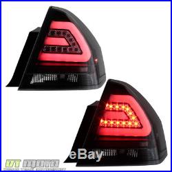Black 2006-2013 Chevy Impala Philips LED Tail Lights Brake Lamps Left+Right Pair