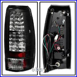 Black 2007-2013 Chevy Avalanche Lumileds LED Tail Lights Brake Lamps Left+Right