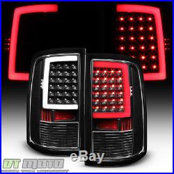Black 2009-2017 Dodge Ram 1500 10-17 2500 3500 LED Bar Tail Lights Brake Lamps