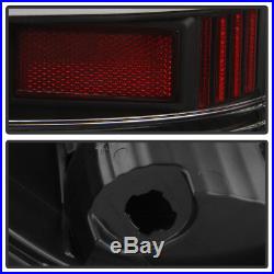 Black 2013-2018 Dodge Ram 1500 2500 3500 LED Tube Tail Lights Brake Lamps