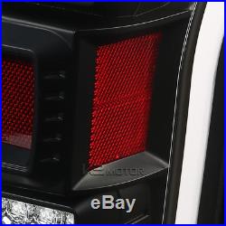 Black 2015-2017 Ford F150 Full LED Rear Brake Lamps Tail Lights Left+Right