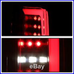Black 2015-2019 Chevy Colorado Full LED Tube Bar Tail Lights Brake Lamps 15-19