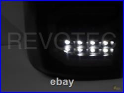 Black C-Bar Full LED Tail Lights For 2007-2012 Toyota Tundra SR5 Pickup