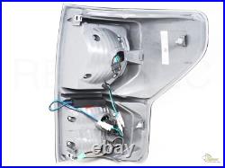 Black C-Bar Full LED Tail Lights For 2007-2012 Toyota Tundra SR5 Pickup